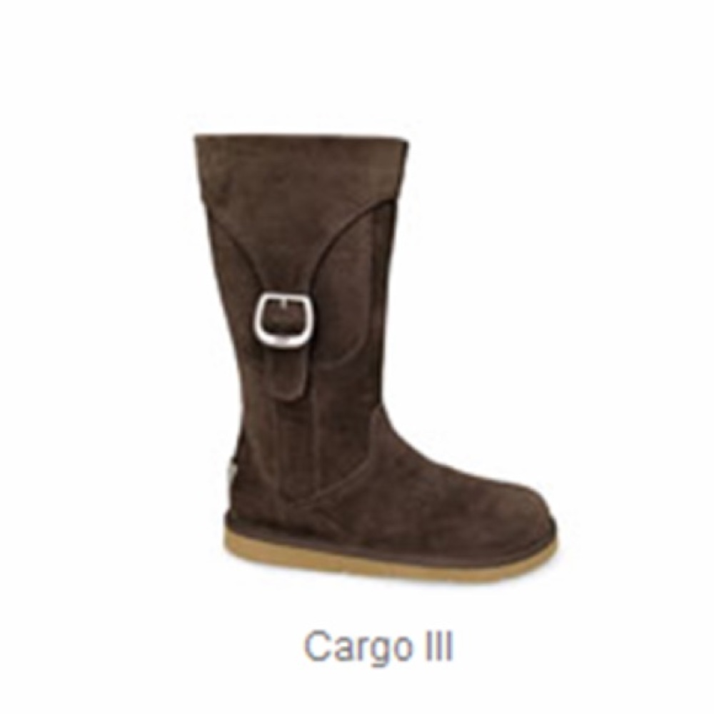 🌟HOST PICK UGG Cargo III Tall Brown Suede Shearling Boots | Size 37 / 6(fits 7)